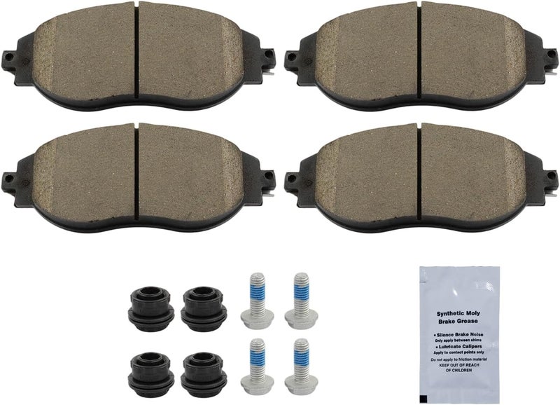 HUSCH D1633 Front Ceramic Brake Pads Kit Fit For Audi Q3 2019-2024, For Volkswagen Arteon 2019-2023 - Image 2